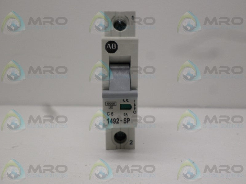 ALLEN BRADLEY 1492-SP1C060 SER. C CIRCUIT BREAKER 6A *NEW NO BOX*