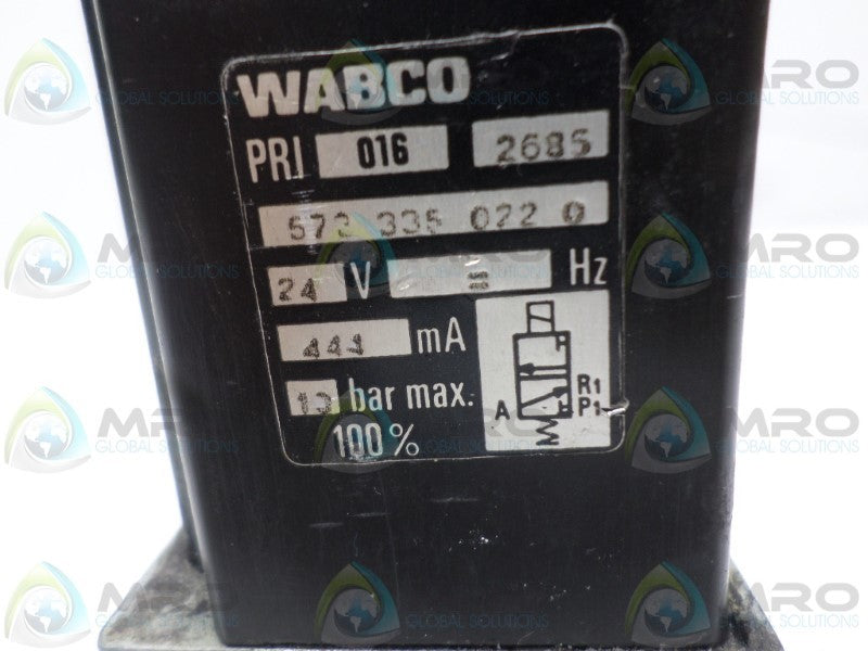 WABCO PRI016 SOLENOID VALVE *USED*