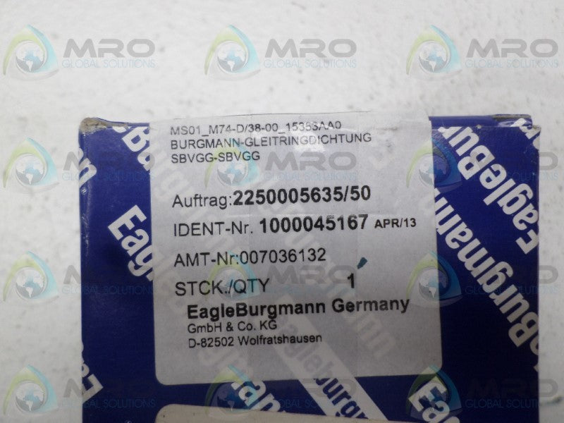 EAGLE BURGMANN MS01-M74-D/38-00-15353AA0 SEAL KIT * FACTORY SEALED *