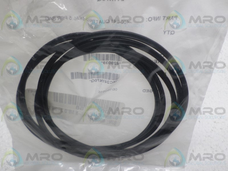 INDUSTRIAL MRO MC241N70Q SEAL (PKG OF 5) * NEW IN FACTORY BAG *