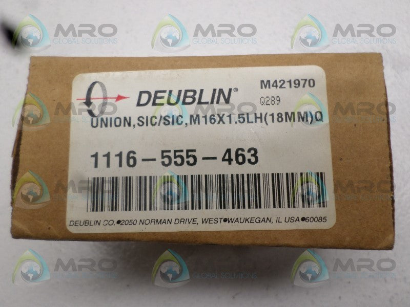 DEUBLIN 1116-555-463 ROTARY UNION * FACTORY SEALED *