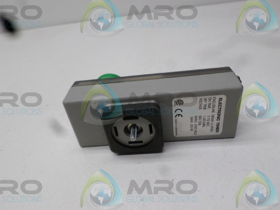 INDUSTRIAL MRO NEMA 4/IP65 ELECTRONIC TIMER 1-15 SEC. 1-45 MIN. * NEW NO BOX *