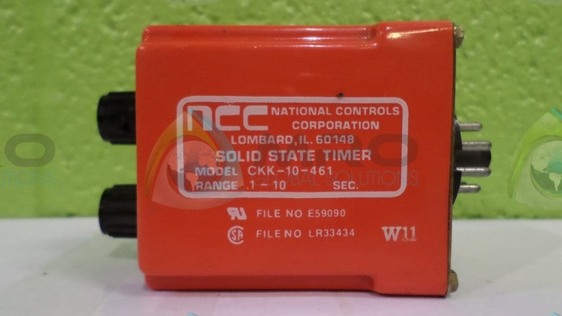 NCC CKK-10-461 SOLID STATE TIMER .1-10 SEC. *NEW NO BOX*