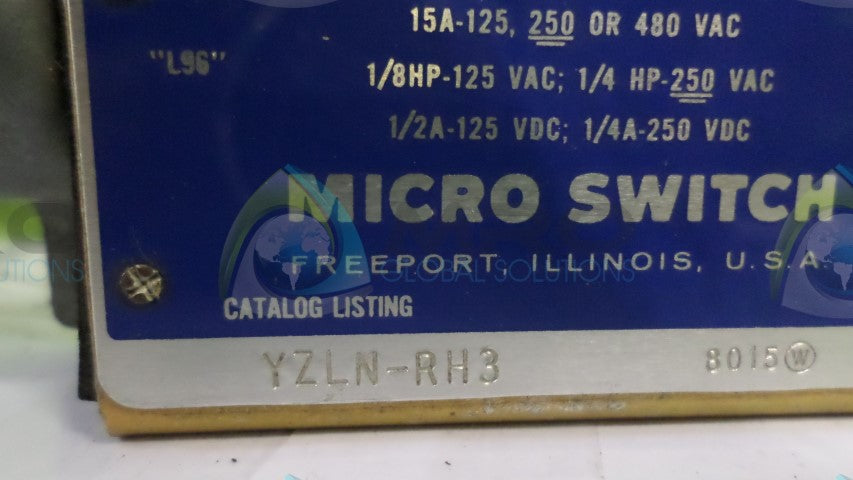 MICROSWITCH YZLN-RH3 SNAP SWITCH *NEW NO BOX*