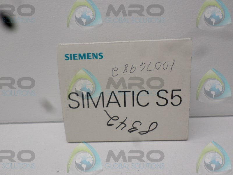 SIEMENS SIMATIC S5 6ES5466-8MC11 INPUT MODULE * FACTORY SEALED *