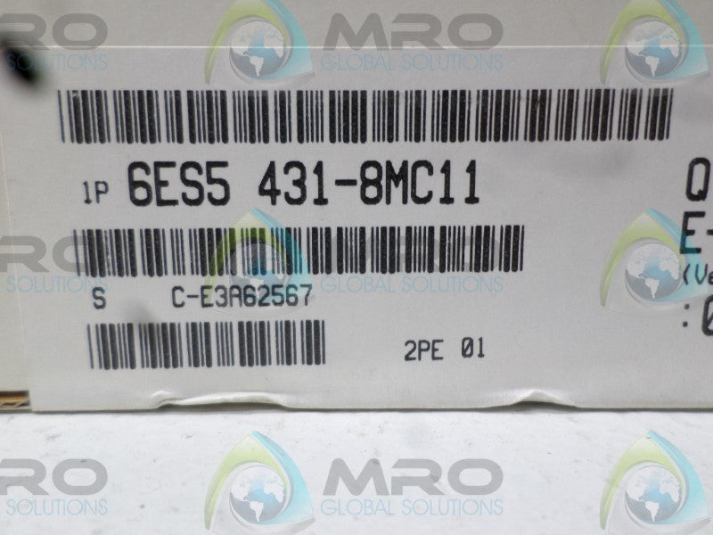 SIEMENS SIMATIC S5 6ES5431-8MC11 INPUT MODULE * FACTORY SEALED *