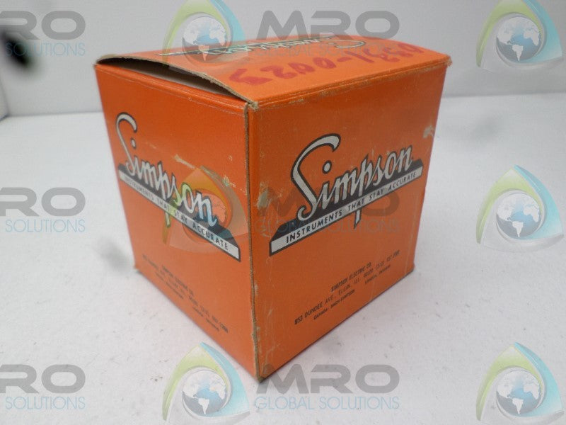 SIMPSON 2123 17482 PANEL METER 0-25   NSMP