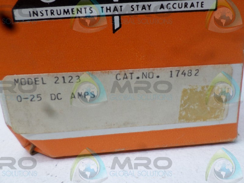 SIMPSON 2123 17482 PANEL METER 0-25   NSMP