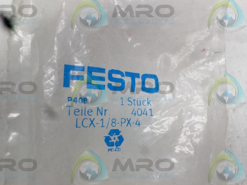 FESTO LCX-1/8-PX-4 SWIVEL FITTING CONNECTORS * NEW IN FACTORY BAG *