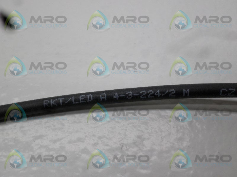 LUMBERG RKT/LEDA4-3-224/2M CABLE CONNECTOR  NSNP