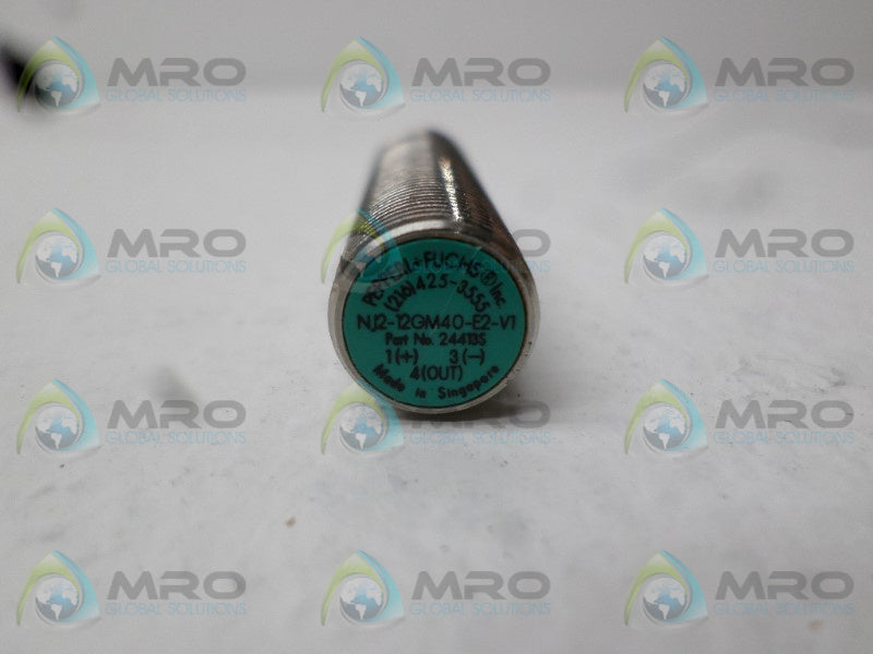 PEPPERL+FUCHS NJ2-12GM40-E2-V1 24413S PROXIMITY SENSOR * NEW IN FACTORY BAG *