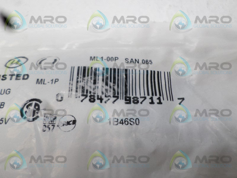 LEVITON ML1-00P PLUG  NSMP
