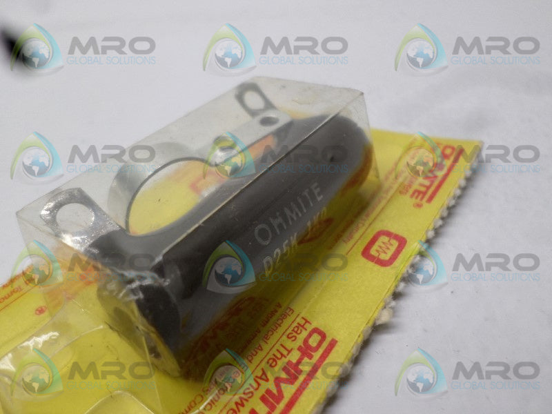 OHMITE 0375 D25K1K0 RESISTOR 1000 OHMS * NEW IN ORIGINAL PACKAGE *