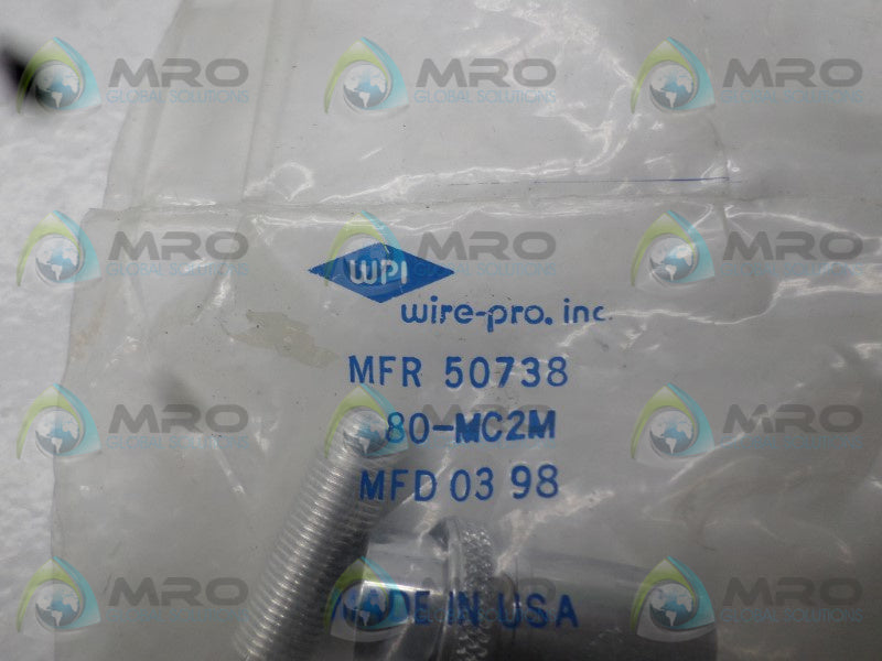 WIRE-PRO 80-MC2M MICROPHONE CONNECTOR * NEW IN FACTORY BAG *