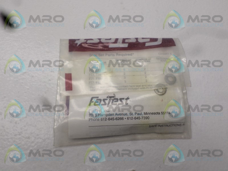 FASTEST FIS1-12 MAIN SEAL KIT * NEW IN FACTORY BAG *