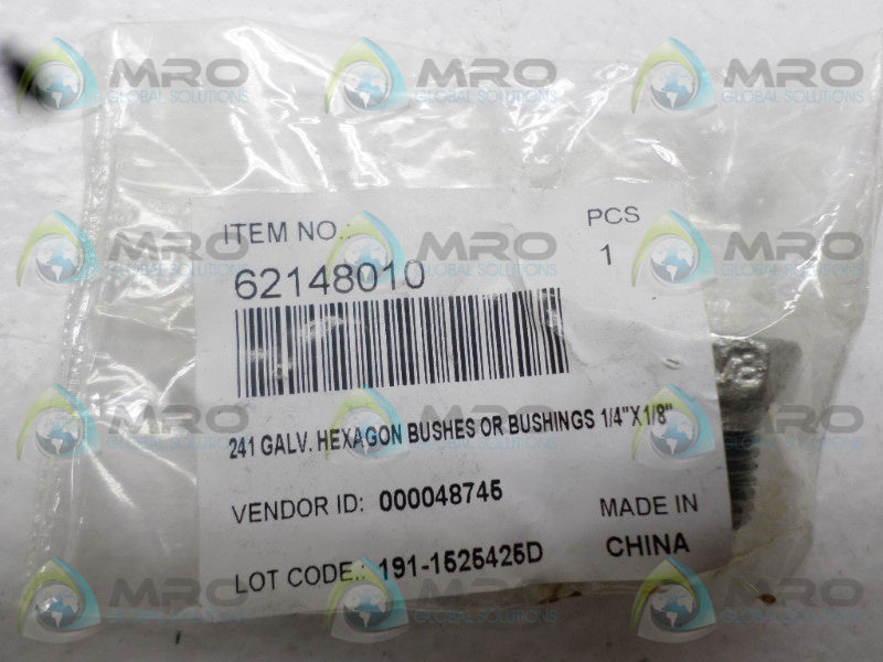 INDUSTRIAL MRO 62148010 BUSHING * NEW IN FACTORY BAG *