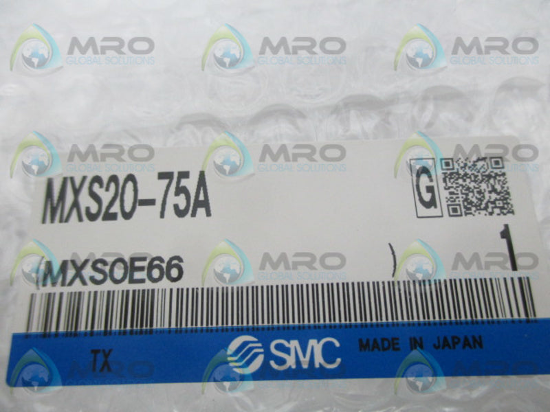 SMC MXS20-75A AIR SLIDE TABLE CYLINDER * NEW IN FACTORY BAG *