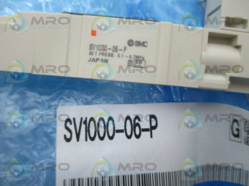 SMC SV1000-06-P SOLENOID VALVE * NEW IN FACTORY BAG *