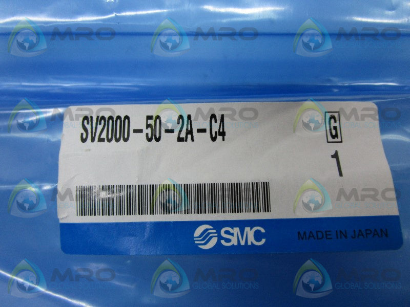 SMC SV2000-50-2A-C4 MANIFOLD BLOCK * NEW IN FACTORY BAG *