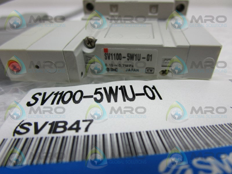 SMC SV1100-5W1U-01 SOLENOID VALVE * NEW IN FACTORY BAG *
