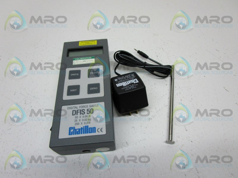 CHATILLON DFIS50 DIGITAL FORCE GAUGE * NEW IN ORIGINAL PACKAGE *