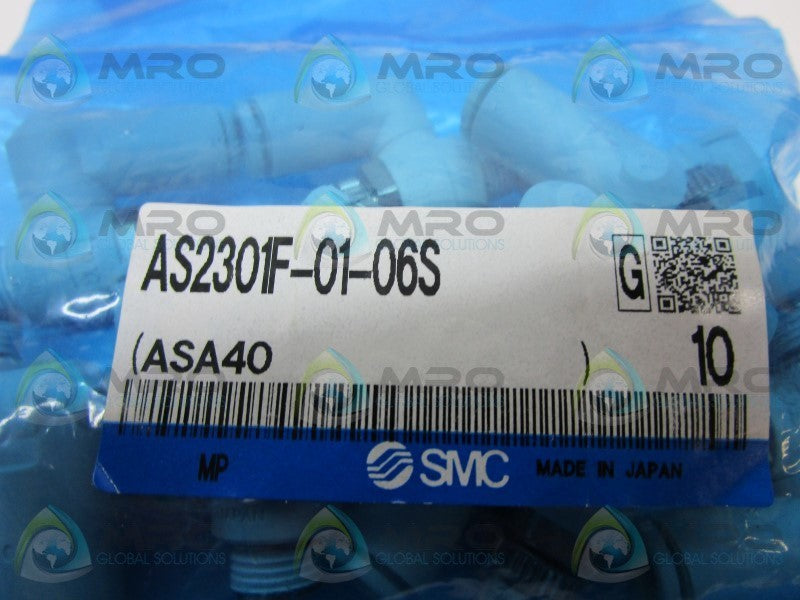 SMC AS2301F-01-06S (PKG OF 10) * NEW IN FACTORY BAG *