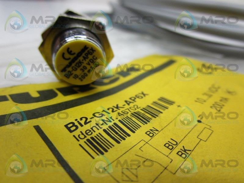 TURCK Bi2-G12K-AP6X PROXIMITY SENSOR * NEW IN FACTORY BAG *