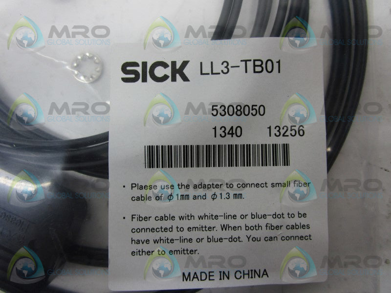 SICK LL3-TB01 FIBER OPTIC CABLE SENSOR * NEW IN FACTORY BAG *
