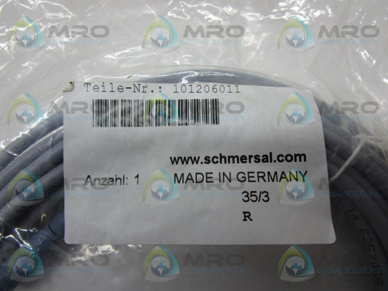SCHMERSAL A-K6P-M8-R-G-5M-GY-1-X-A-4 101206011 CABLE * NEW IN FACTORY BAG *