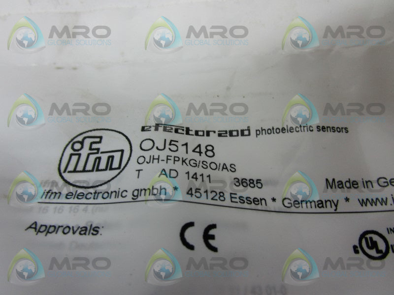 IFM OJ5148 PHOTOELECTRIC SENSOR * NEW IN FACTORY BAG *