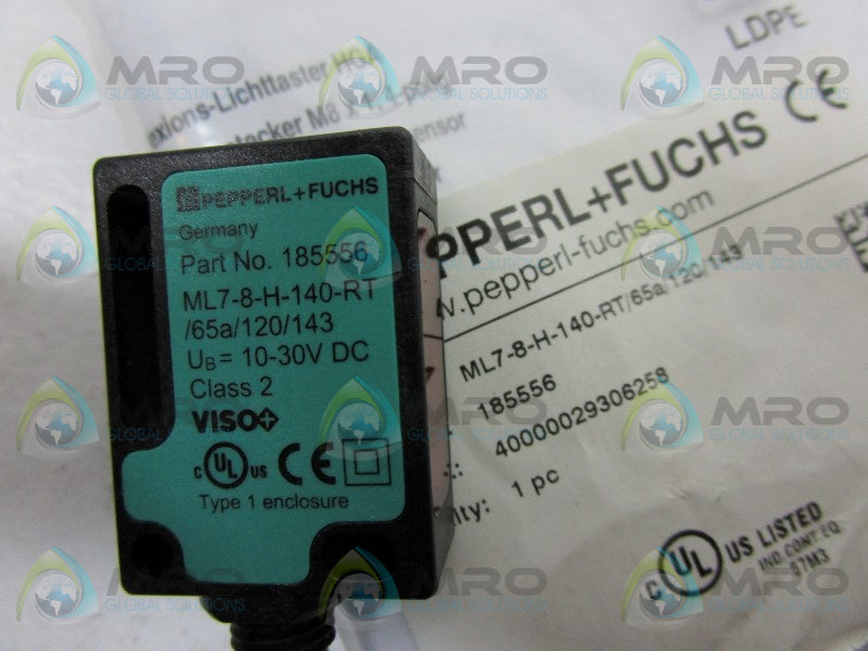 PEPPERL+FUCHS ML7-8-H-140-RT/65a/120/143 PHOTO SENSOR * NEW IN FACTORY BAG *