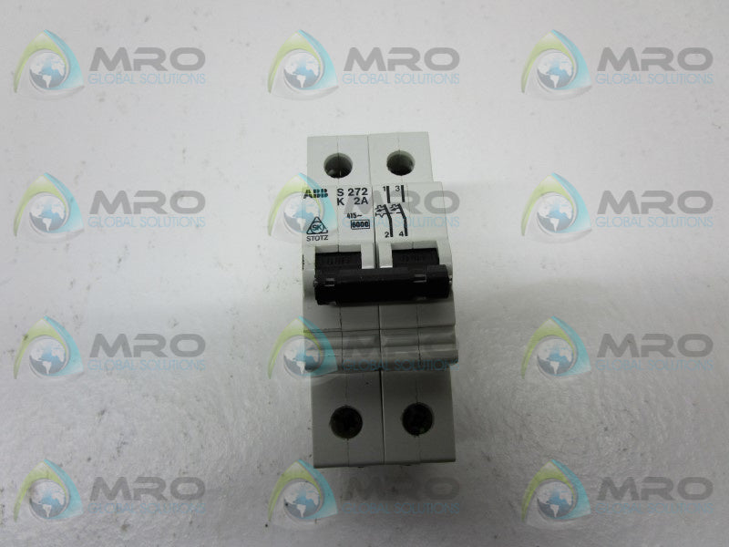 ABB S272-K2 CIRCUIT BREAKER 2A  NSNP