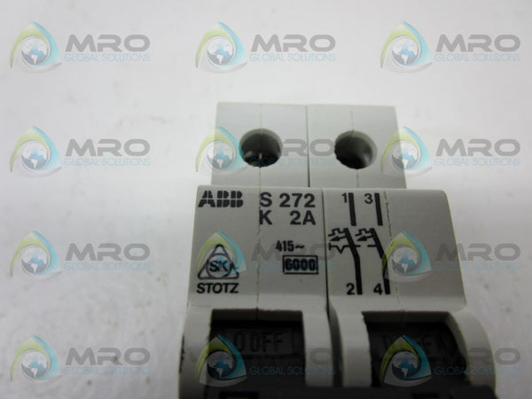 ABB S272-K2 CIRCUIT BREAKER 2A  NSNP