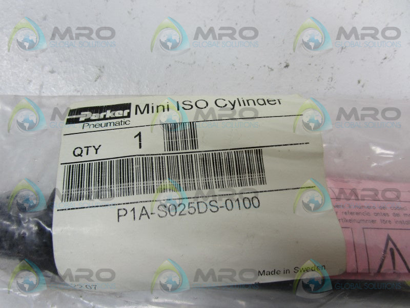 PARKER P1A-S025DS-0100 MINI ISO CYLINDER * NEW IN FACTORY BAG *