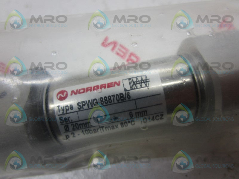 NORGREN SPWG/88870B/6 PNEUMATIC CYLINDER * NEW IN FACTORY BAG *