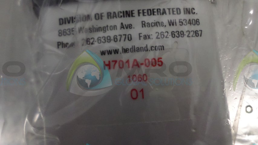 HEDLAND H701A-005 METER *NEW IN BOX*