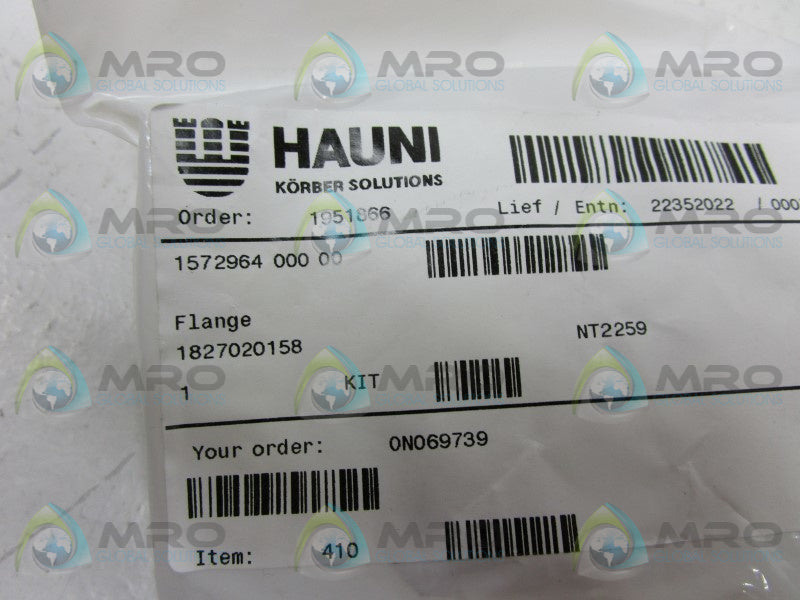 INDUSTRIAL MRO 1827020158 FLANGE * NEW IN FACTORY BAG *