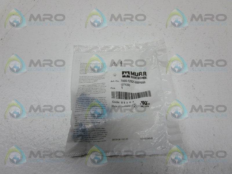 MURR ELEKTRONIK 7000-12921-0000000 CONNECTOR * NEW IN FACTORY BAG *