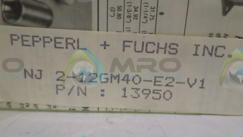 PEPPERL+FUCHS 13950 PROXIMITY SENSOR * NEW IN BAG *