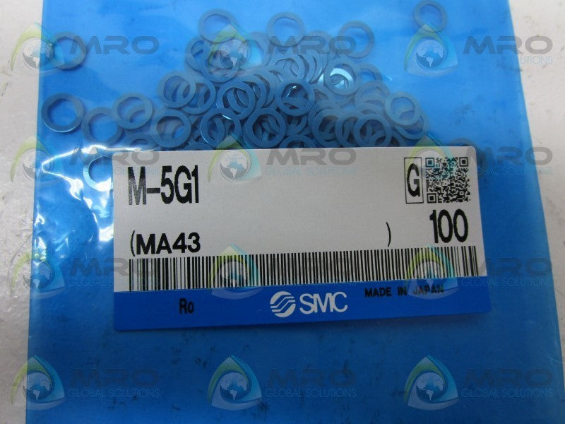 SMC M-5G1 GASKET FITTING (PKG OF 100) * NEW IN FACTORY BAG *