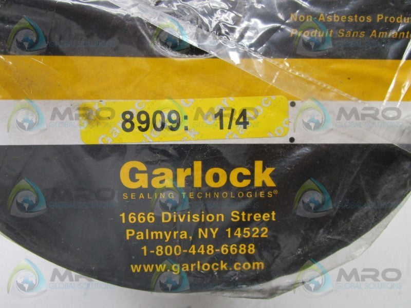 GARLOCK 8909 09976-0117 COMPRESSION PACKING 1/4" * NEW IN ORIGINAL PACKAGE *