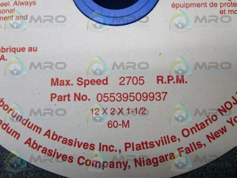 CARBORUNDUM ABRASIVES 05539509937 METAL/STEEL * NEW IN ORIGINAL PACKAGE *
