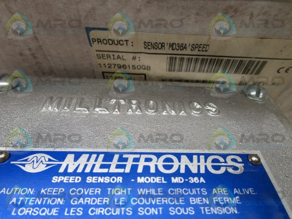 MILLTRONICS MD-36A SPEED SENSOR * NEW IN BOX *