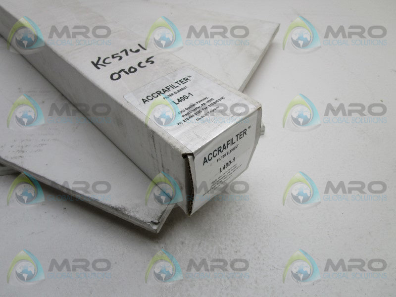 ACCRAFILTER L400-1 FILTER ELEMENT * FACTORY SEALED *
