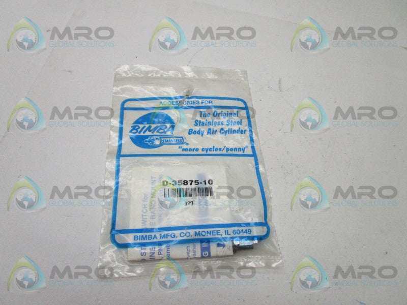 BIMBA D-35875-10 MOUNTING BRACKET ASSEMBLY * NEW IN FACTORY BAG *