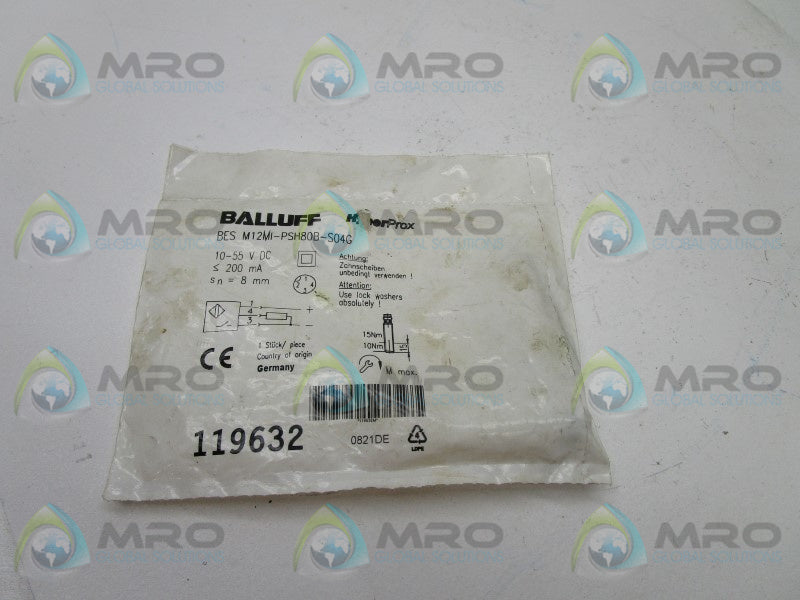 BALLUFF BESM12MI-PSH80B-S04G * NEW IN FACTORY BAG *