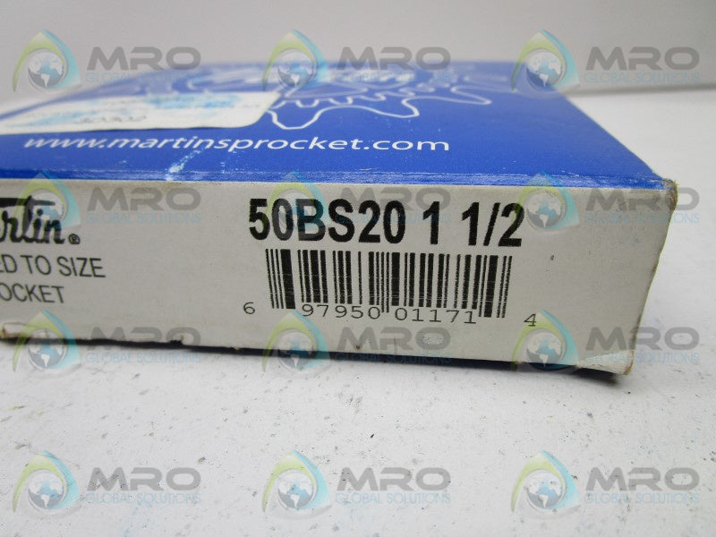 MARTIN 50BS20 SPROCKET 1-1/2" * FACTORY SEALED *