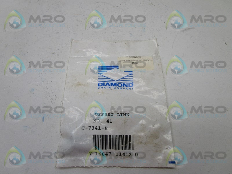 DIAMOND C-7341-P OFFSET LINK * NEW IN FACTORY BAG *