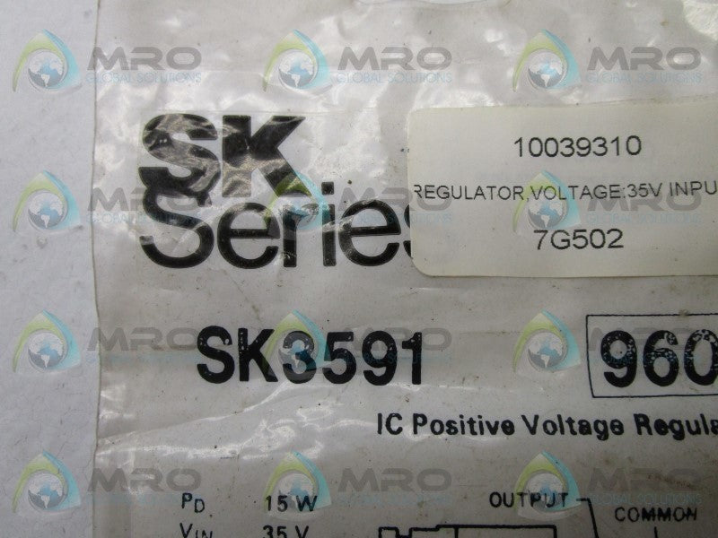 INDUSTRIAL MRO SK3591 VOLTAGE REGULATOR * NEW IN FACTORY BAG *