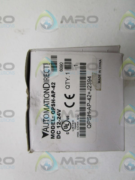 AUTOMATION DIRECT QPSH-AP-42 PROSENSE DIGITAL PRESSURE SWITCH * FACTORY SEALED *